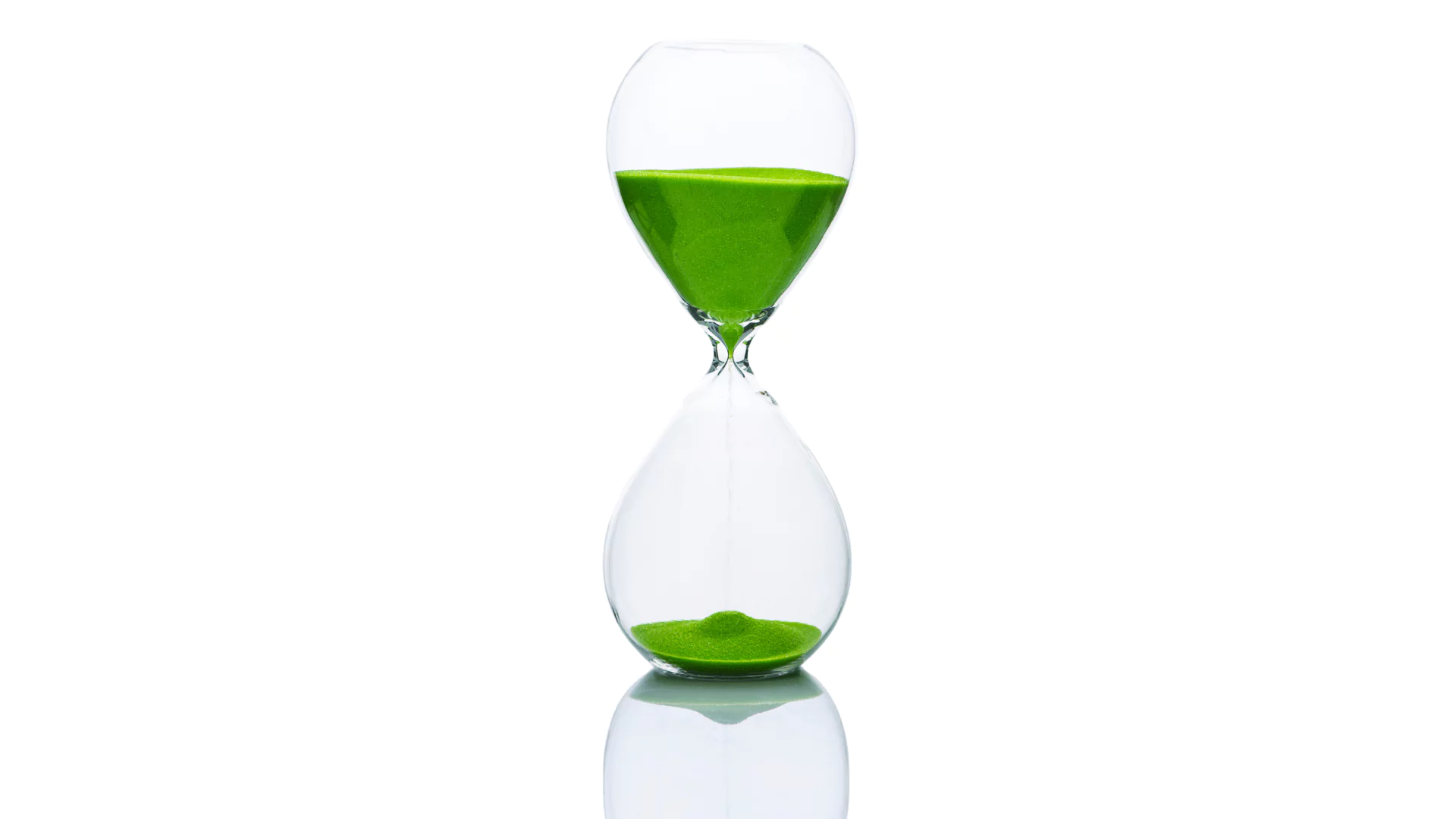 A green hourglass represents how much faster ToffeeX is than the conventional engineering workflow